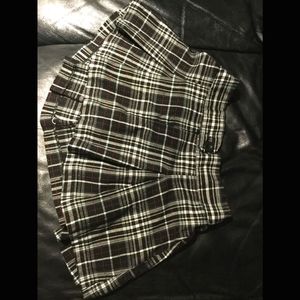 Vintage Seduction plaid miniskirt